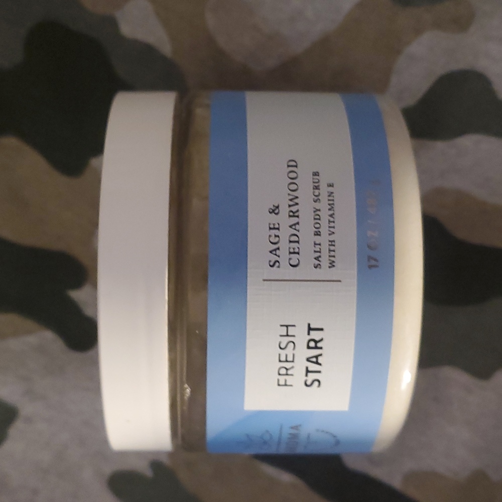 Sage and Cedarwood  Salt Body Scrub
